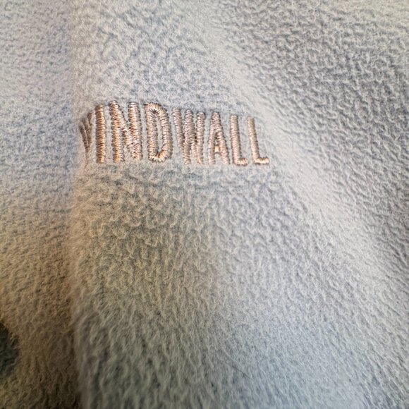The North Face WindWall Fleece Jacket Full Zip Light Blue Womens Large - Picture 7 of 7